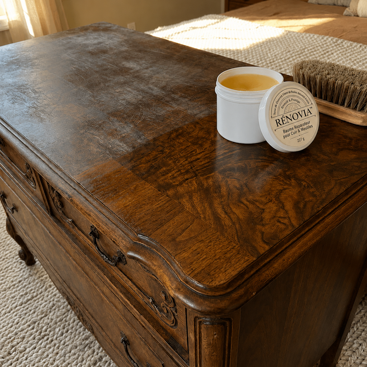 Rénovia™ - Baume réparateur bois & cuir